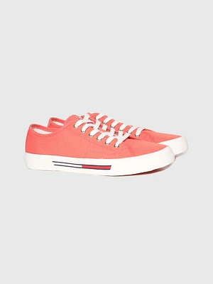 Tenis de lona con cordones mujer Tommy Jeans