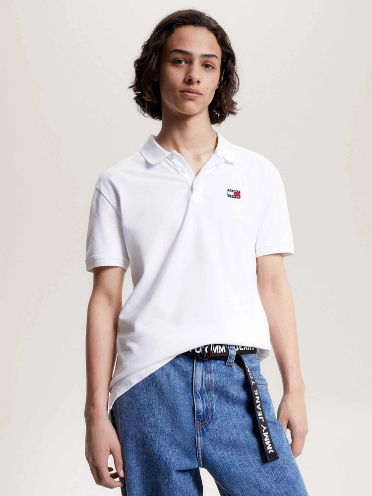 Polo de piqué con parche y corte clásico hombre Tommy Jeans