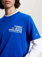 Playera de cuello redondo con logo hombre Tommy Jeans