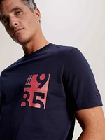 Playera de cuello redondo con estampado hombre Tommy Hilfiger