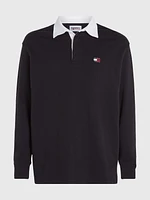 Polo de rugby oversize felpa con parche hombre Tommy Jeans