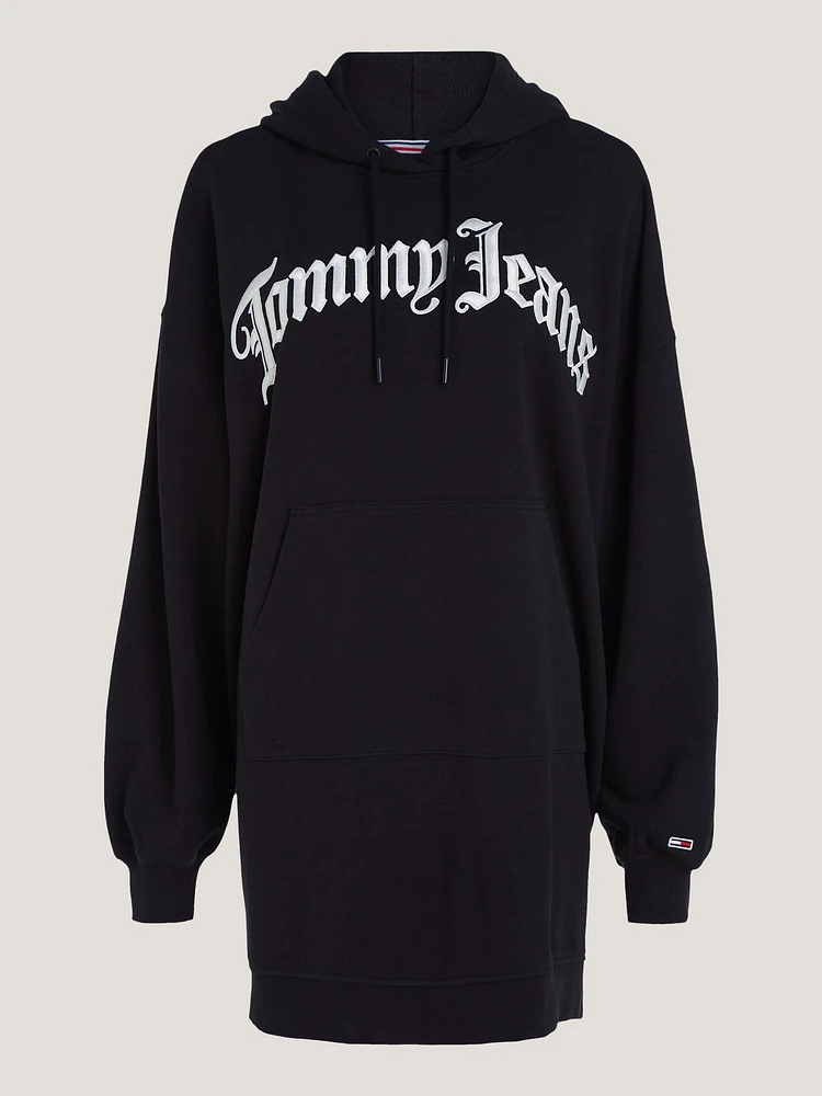 Vestido oversize con capucha y logo de mujer Tommy Jeans