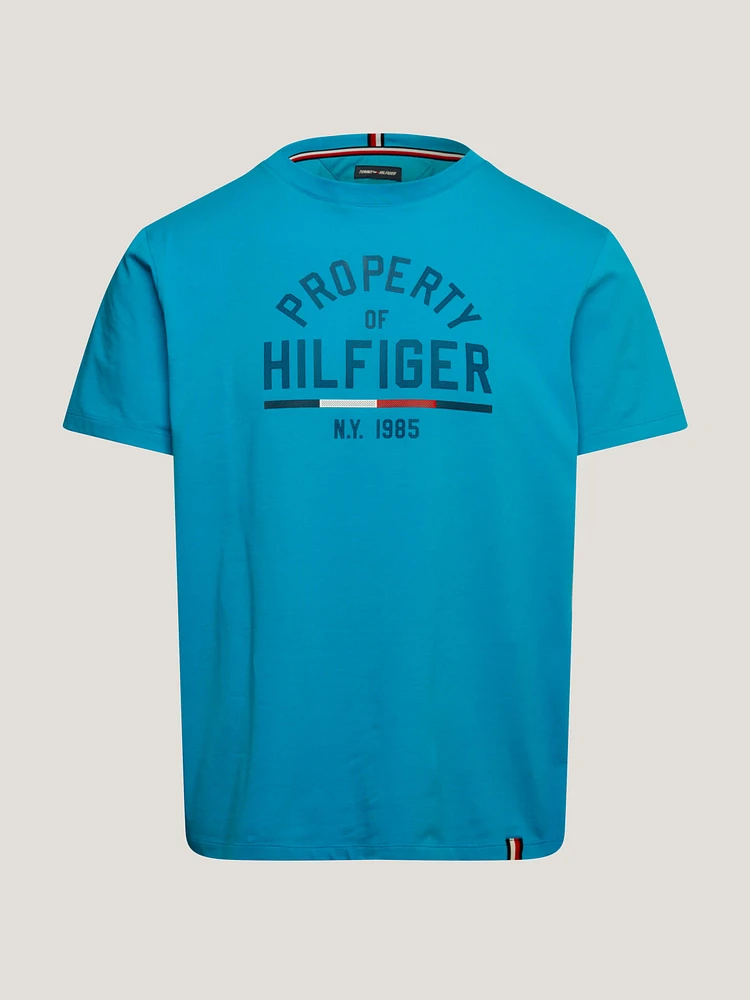 Playera deportiva con logo gráfico de hombre Tommy Hilfiger