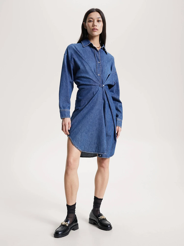 Vestido camisero de denim mujer Tommy Hilfiger