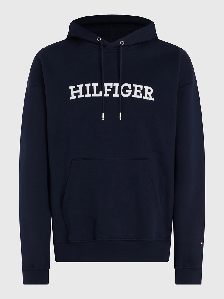 Sudadera con capucha y monotipo Hilfiger de hombre Tommy