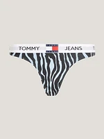 Tanga animal print de mujer Tommy Hilfiger