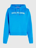 Sudadera con logo bordado frontal de mujer Tommy Hilfiger