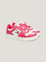 Tenis retro basket en piel de mujer Tommy Jeans