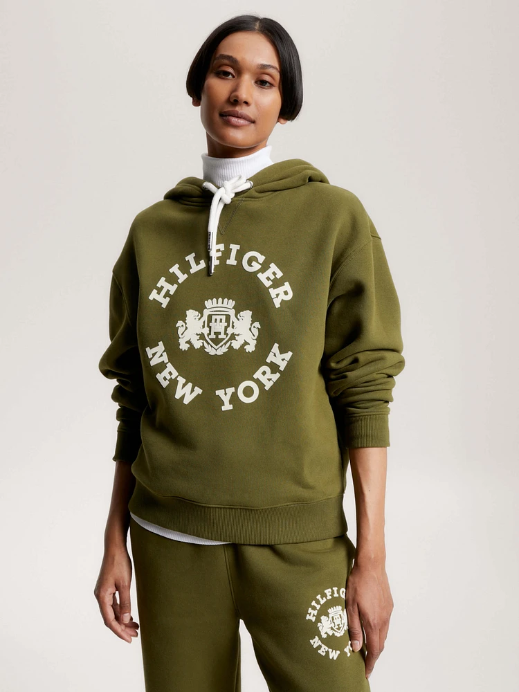 Sudadera con capucha y logo universitario de mujer Tommy Hilfiger