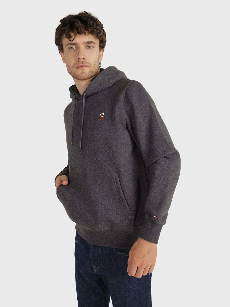 Sudadera con capucha y monograma bordado de hombre Tommy Hilfiger