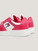 Tenis retro basket en piel de mujer Tommy Jeans