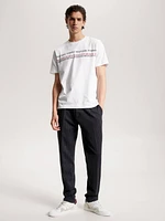 Playera th stripe  de hombre Tommy Hilfiger