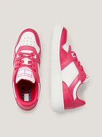 Tenis retro basket en piel de mujer Tommy Jeans