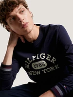 Playera de manga larga con monotipo Hilfiger hombre Tommy