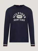 Playera de manga larga con monotipo Hilfiger hombre Tommy