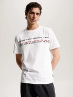 Playera th stripe  de hombre Tommy Hilfiger