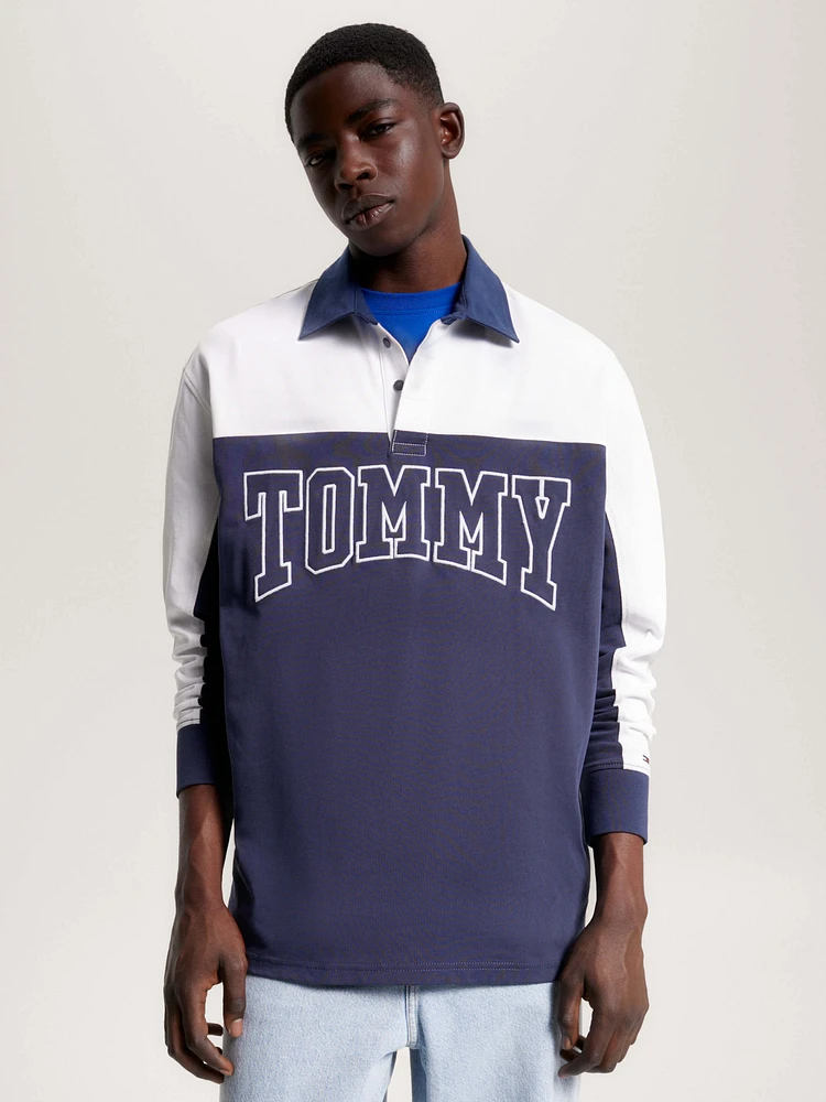 Polo de rugby oversize color block hombre Tommy Jeans