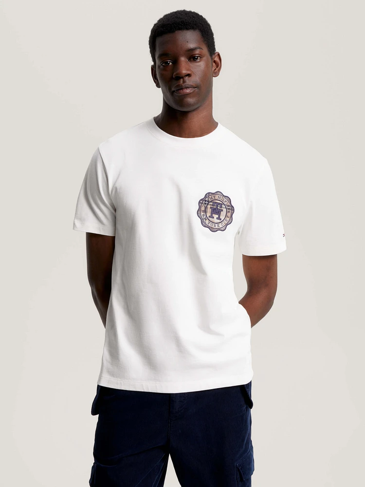 Playera con monograma de cuadros hombre Tommy Hilfiger