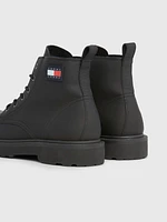 Botas de piel con cordones y suela dentada hombre Tommy Jeans