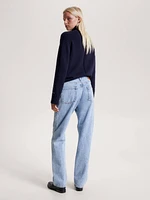 Jeans amplios de talle medio mujer Tommy Hilfiger