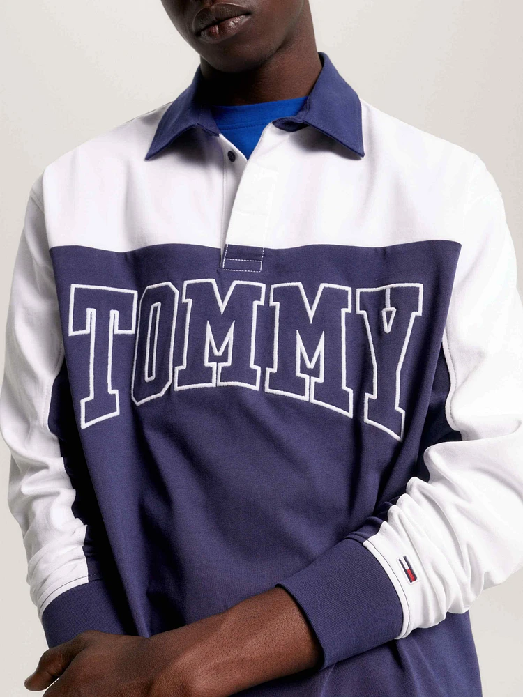 Polo de rugby oversize color block hombre Tommy Jeans