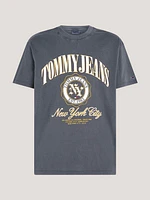 Playera amplia con logo universitario de hombre Tommy Jeans