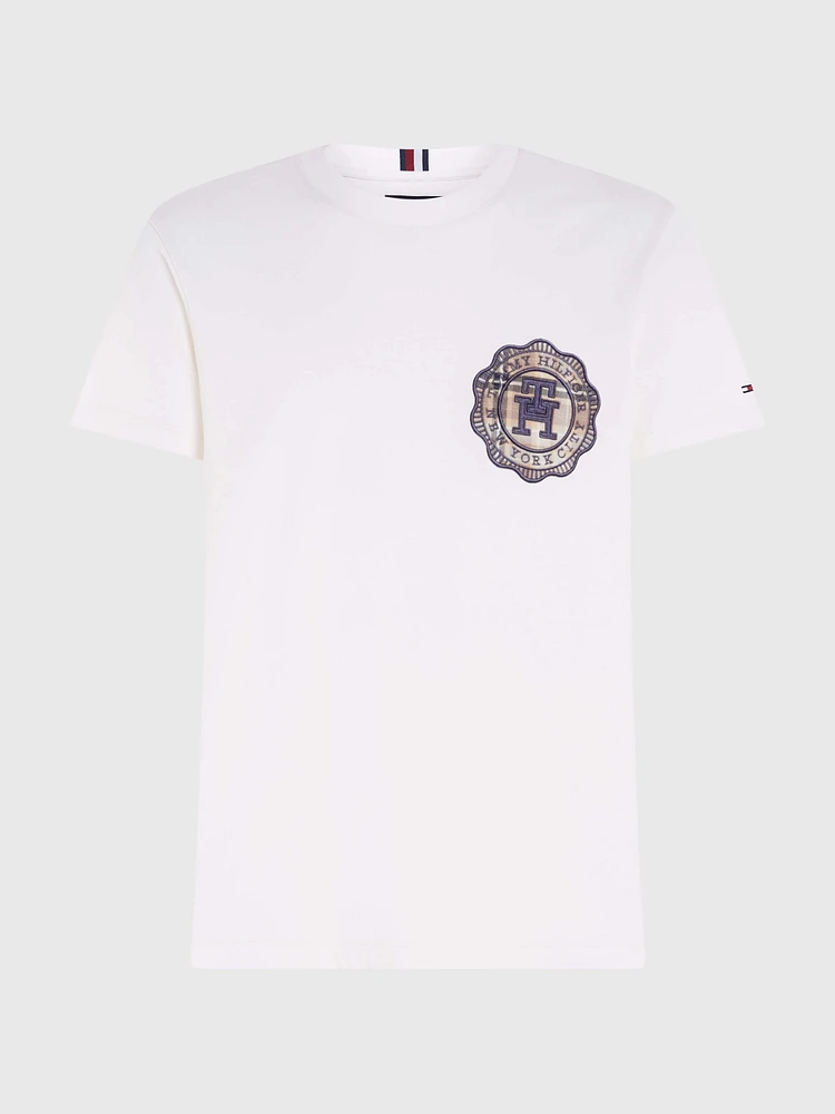 Playera con monograma de cuadros hombre Tommy Hilfiger