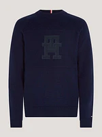 Sudadera con monograma th oversize de hombre Tommy Hilfiger