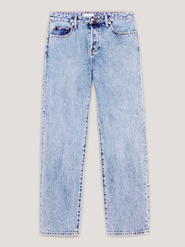 Jeans amplios de talle medio mujer Tommy Hilfiger