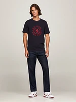 Playera de punto con escudo grande hombre Tommy Hilfiger