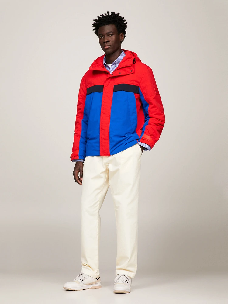 Chamarra Portland TH Protect color block de hombre Tommy Hilfiger