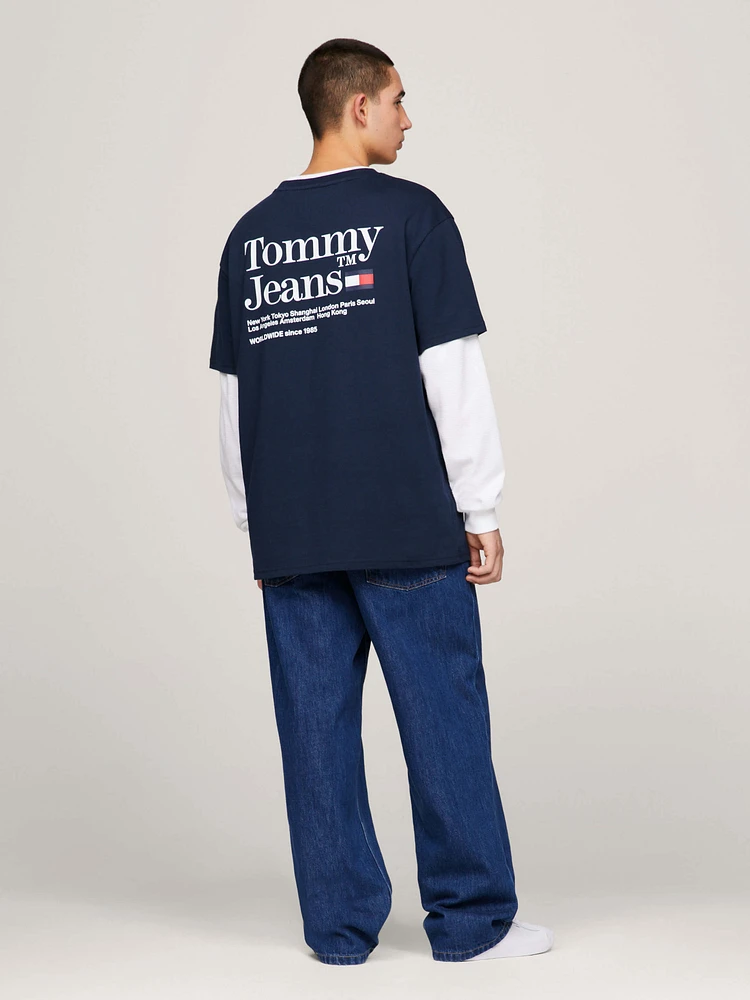 Playera Modern con logo en la parte trasera de hombre Tommy Jeans