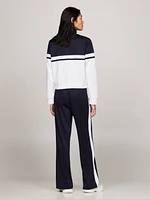 Chamarra deportiva color block con cremallera de mujer Tommy Hilfiger