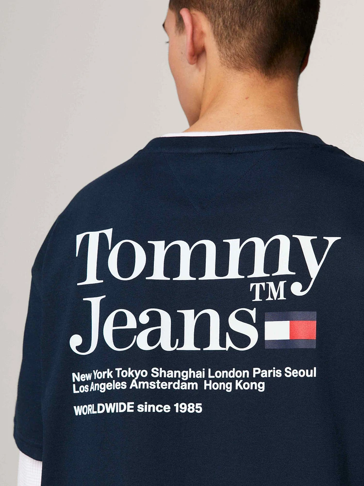 Playera Modern con logo en la parte trasera de hombre Tommy Jeans