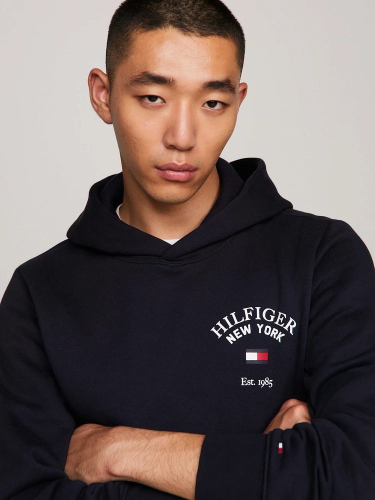 Sudadera universitaria con capucha y logo de hombre Tommy Hilfiger