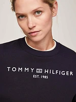 Sudadera de cuello redondo con logo mujer Tommy Hilfiger