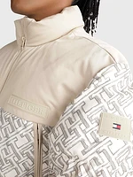 Chamarra acolchada con estampado de monograma hombre Tommy Hilfiger