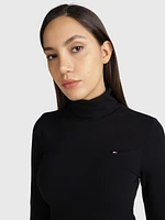 Playera de corte slim con cuello vuelto mujer Tommy Hilfiger