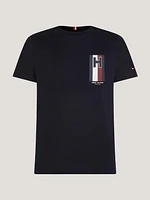 Playera de punto y corte slim con logo hombre Tommy Hilfiger