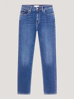 Jeans ajustados de talle alto mujer Tommy Hilfiger