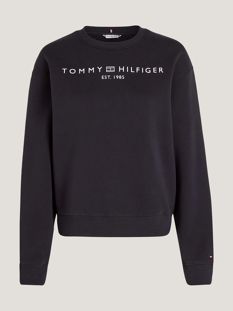 Sudadera de cuello redondo con logo mujer Tommy Hilfiger