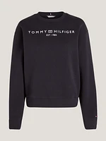 Sudadera de cuello redondo con logo mujer Tommy Hilfiger