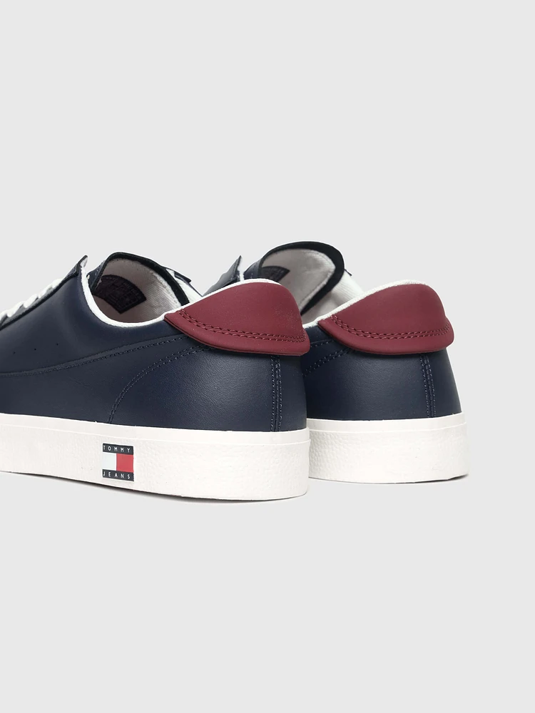 Tenis de piel con cordones hombre Tommy Jeans