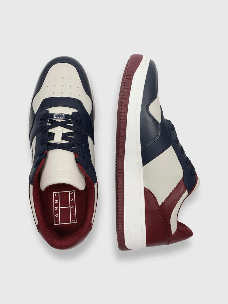 Tenis en piel de gran calidad hombre Tommy Jeans