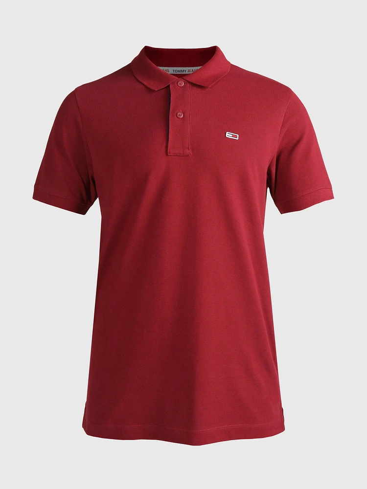 Polo con tapeta distintiva y corte slim de hombre Tommy Jeans