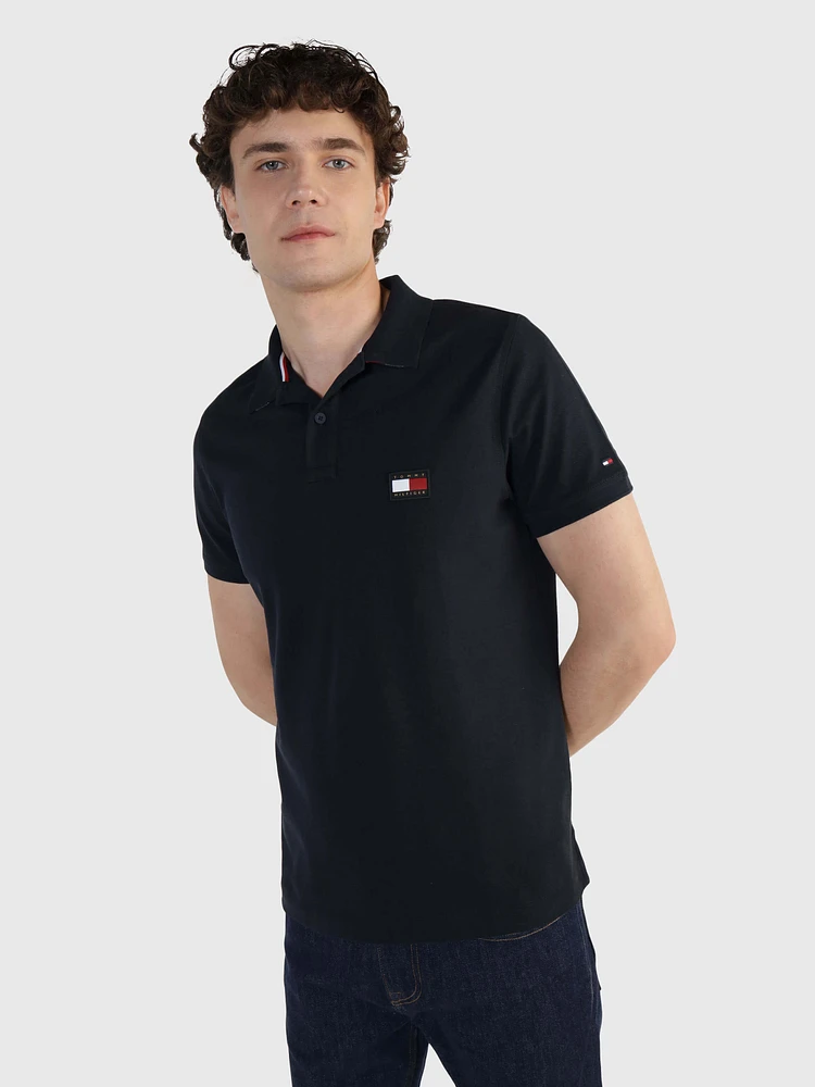 Polo con logo cuello de hombre Tommy Hilfiger