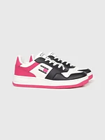 Tenis retro de piel con suela cupsole mujer Tommy Jeans