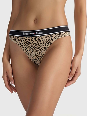 Bikini con animal print de mujer Tommy Hilfiger