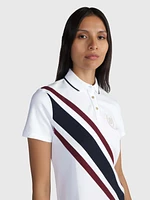 Vestido con franjas diagonales de mujer Tommy Hilfiger