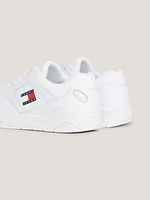 Tenis cupsole con paneles de piel hombre Tommy Jeans